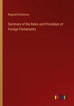 Summary of the Rules and Procedure of Foreign Parliaments