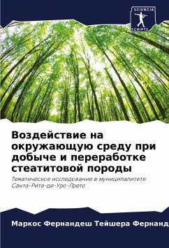 Vozdejstwie na okruzhaüschuü sredu pri dobyche i pererabotke steatitowoj porody - Fernandesh, Markos Fernandesh Tejshera