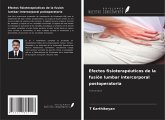 Efectos fisioterapéuticos de la fusión lumbar intercorporal postoperatoria