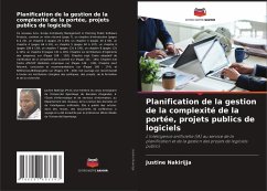 Planification de la gestion de la complexité de la portée, projets publics de logiciels - Nakirijja, Justine