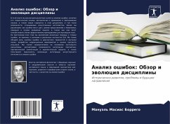 Analiz oshibok: Obzor i äwolüciq discipliny - Masias Borrego, Manuäl'