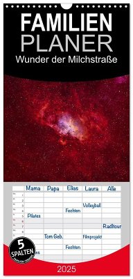 Familienplaner 2025 - Wunder der Milchstraße mit 5 Spalten (Wandkalender, 21 x 45 cm) CALVENDO - Calvendo;A. R. Langlotz, Markus