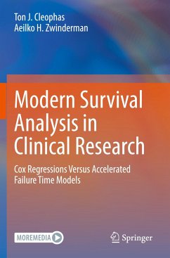 Modern Survival Analysis in Clinical Research - Cleophas, Ton J.;Zwinderman, Aeilko H.