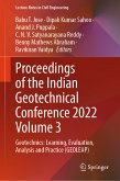 Proceedings of the Indian Geotechnical Conference 2022 Volume 3 (eBook, PDF)