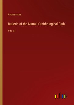 Bulletin of the Nuttall Ornithological Club