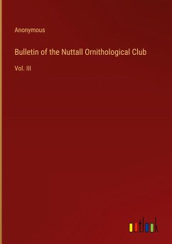 Bulletin of the Nuttall Ornithological Club