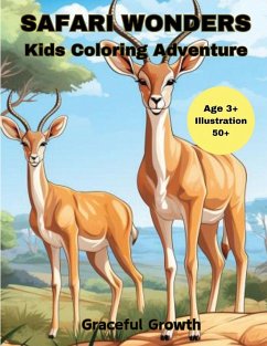 SAFARI WONDERS Kids Coloring Adventure - Graceful Growth