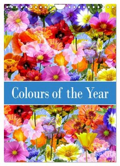 Colours of the Year (Wall Calendar 2025 DIN A4 portrait), CALVENDO 12 Month Wall Calendar