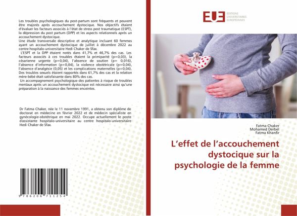 L'effet de l'accouchement dystocique sur la psychologie de la femme