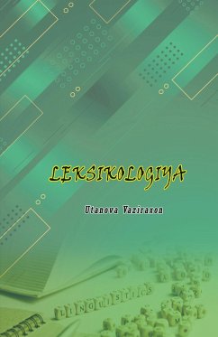 Cover LEKSIKOLOGIYA