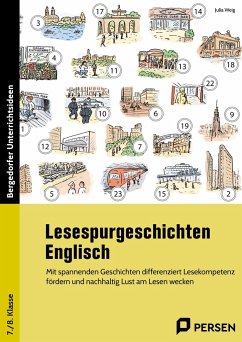 Cover Lesespurgeschichten 7./8. Klasse - Englisch