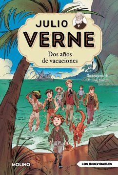 Cover Julio Verne - Dos años de vacaciones (edición actualizada, ilustrada y adaptada)
