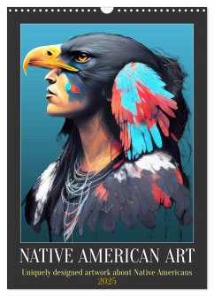 Native American Art (Wall Calendar 2025 DIN A3 portrait), CALVENDO 12 Month Wall Calendar - Ruebsamen, Peter