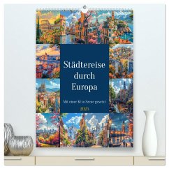 Städtereise durch Europa (hochwertiger Premium Wandkalender 2025 DIN A2 hoch), Kunstdruck in Hochglanz - Calvendo;Gierok-Latniak, Steffen