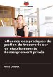 Influence des pratiques de gestion de... - Bild 1