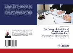 The Theory of the Price of Government and Constitutionalism - Thomas, Udemeobong