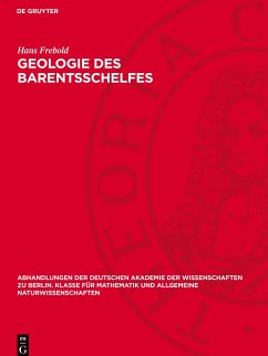 Geologie des Barentsschelfes - Frebold, Hans