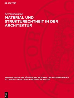 Material und Strukturechtheit in der Architektur - Hempel, Eberhard