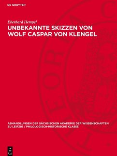 Cover Unbekannte Skizzen von Wolf Caspar von Klengel