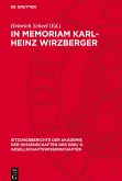 In memoriam Karl-Heinz Wirzberger