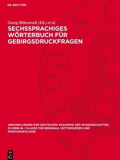 Sechssprachiges Wörterbuch für Gebirgsdruckfragen