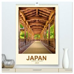 Japan - Moderne mit Religion (hochwertiger Premium Wandkalender 2025 DIN A2 hoch), Kunstdruck in Hochglanz