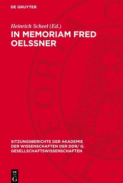 In memoriam Fred Oelßner