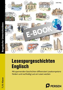 Lesespurgeschichten 7./8. Klasse - Englisch (eBook, PDF) - Weig, Julia