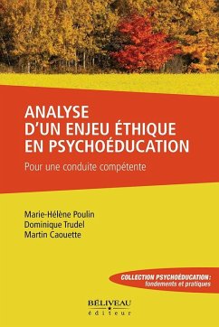 Cover Analyse d'un enjeu éthique en psychoéducation (eBook, ePUB)