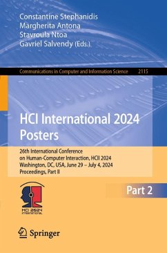 HCI International 2024 Posters (eBook, PDF) Cover HCI International 2024 Posters (eBook, PDF)
