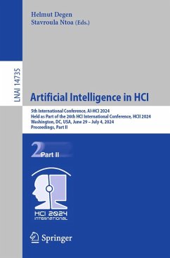 Artificial Intelligence in HCI (eBook, PDF)