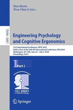 Cover Engineering Psychology and Cognitive Ergonomics (eBook, PDF)