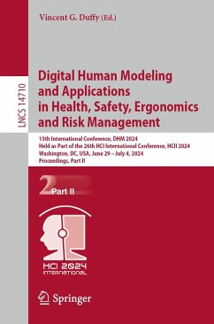Cover Digital Human Modeling and Applications in Health, Safety, Ergonomics and Risk Management (eBook, PDF)