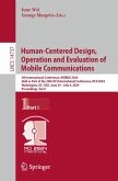 Human-Centered Design, Operation and Evaluation of Mobile Communications (eBook, PDF)