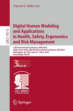 Digital Human Modeling and Applications in Health, Safety, Ergonomics and Risk Management (eBook, PDF)