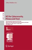 HCI for Cybersecurity, Privacy and Trust (eBook, PDF)