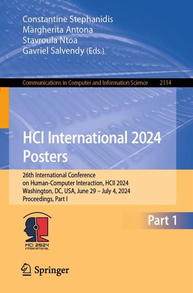 HCI International 2024 Posters (eBook, PDF) HCI International 2024 Posters (eBook, PDF)