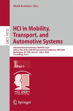 Cover HCI in Mobility, Transport, and Automotive Systems (eBook, PDF)