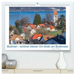 Bodman - schöner kleiner Ort direkt am Bodensee (hochwertiger Premium Wandkalender 2025 DIN A2 quer), Kunstdruck in Hochglanz