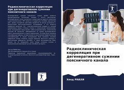 Radioklinicheskaq korrelqciq pri degeneratiwnom suzhenii poqsnichnogo kanala - RIAHI, Hend