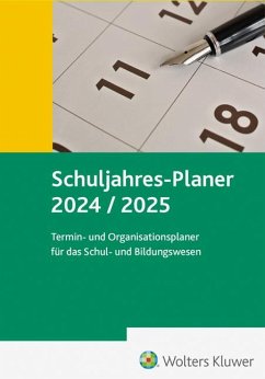 Cover Schuljahres-Planer 2024 / 2025