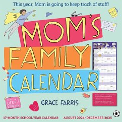 Cover Mom's Family Wall Calendar 2024-2025