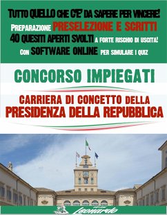 CONCORSO Impiegati - CARRIERA DI CONCETTO della PRESIDENZA DELLA REPUBBLICA (eBook, ePUB) - Various