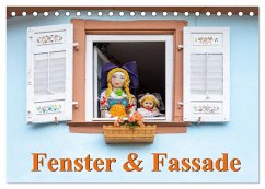 Fenster & Fassade (Tischkalender 2025 DIN A5 quer), CALVENDO Monatskalender