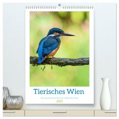 Tierisches Wien (hochwertiger Premium Wandkalender 2025 DIN A2 hoch), Kunstdruck in Hochglanz - Calvendo;Bergen, Walter