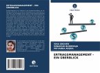 ERTRAGSMANAGEMENT - EIN ÜBERBLICK