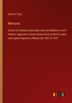 Memoria - D' Arco, Carlo