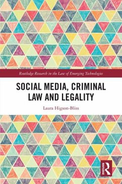 Cover Social Media, Criminal Law and Legality