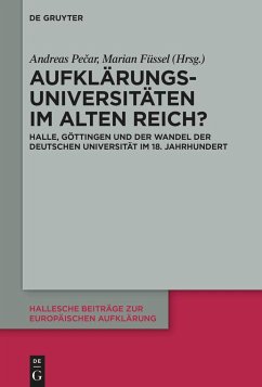 Aufklärungsuniversitäten im Alten Reich?