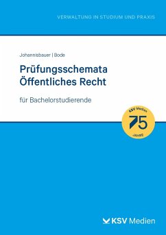 Prüfungsschemata Öffentliches Recht - Johannisbauer, Christoph;Bode, Matthias